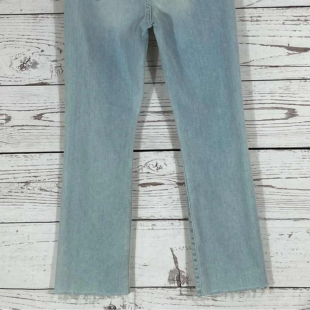 MOTHER The Hustler High Waist Ankle Fray Jeans - Not So Chill Pill - Sz - 28